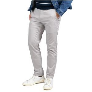 Peter Manning New York Lightweight Stretch Chino in Grey Size 29W 27L